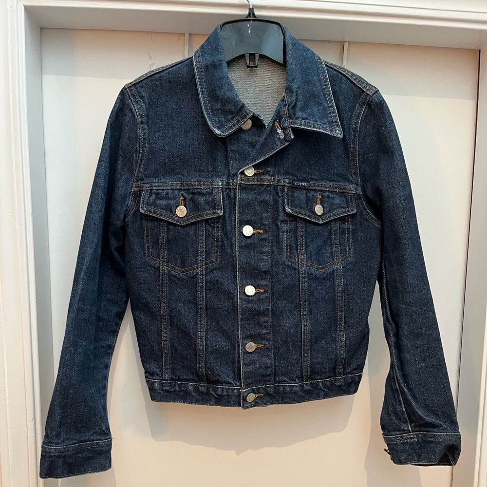 Vintage Adult Size Small Guess Denim Jacket